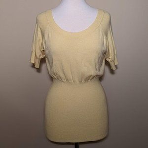 Puli Yellow half sleeve Top. XL